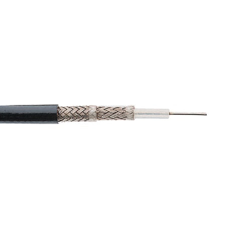 M17/201-00003 24 AWG 77 OHM Silver Coated TC Overall Braid Shield XLETFE M17 Low Smoke Cable