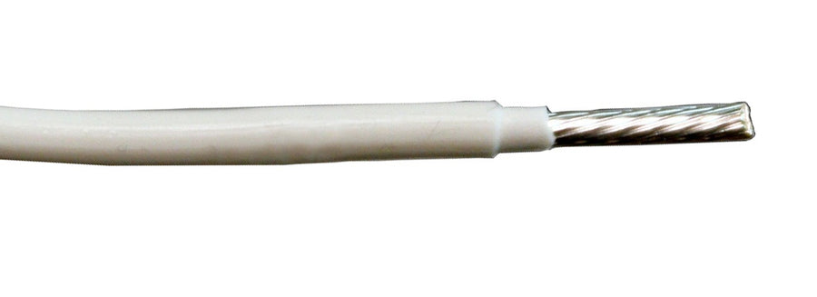 M22759/7-10-6 10 AWG Blue Silver Plated Copper Conductor Mineral Filled Extruded PTFE Cable