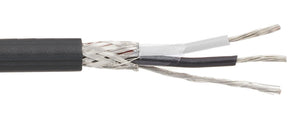 Alpha Wire 7672 18 AWG 2 Conductor Braid Shield IRR PVC Insulation 600V Communication and Control Cable