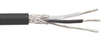 Alpha Wire 7623 24 AWG 3 Conductor Braid Shield IRR PVC Insulation 600V Communication and Control Cable