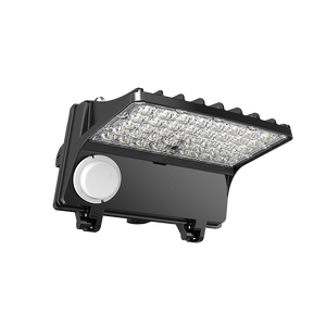 Aeralux Motisi 30-Watts 120V-277V 4000K CCT Black Photocell Daylight Sensor Wall Pack Light