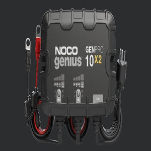 12V GENPRO 2-Bank, 20-Amp On-Board Battery Charger Max 150Watts NOCO GENPRO10X2