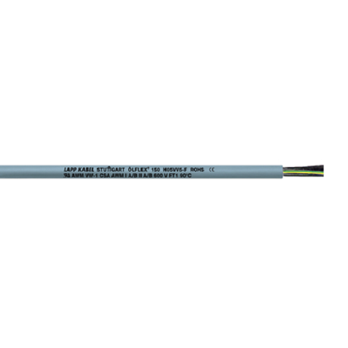 OLFLEX 150 Cable 5 G 0.5 Core mm² W/ GN-YE Protective Conductor PVC Control