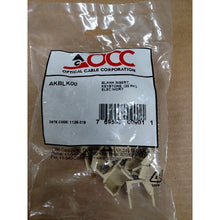 KMJ Snap-In Blank Adapters Electrical Ivory Optical AKBLK00 (Pack of 20)