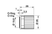 12 Poles Standard Feed With Coupling Nut Connector MAT0179606