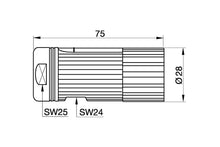 6 Poles Standard M23 Power Connector MAT0179620