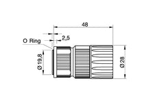 9 Poles Standard Feed With Coupling Nut Connector MAT0179033