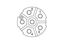 6 Poles Standard Feed With Coupling Nut Connector MAT0178406