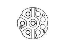 9 Poles Speedtec M23 power connector MAT01723483