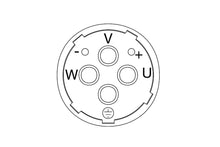 6 Poles Power Coupling Speedtec Connector MAT01723504