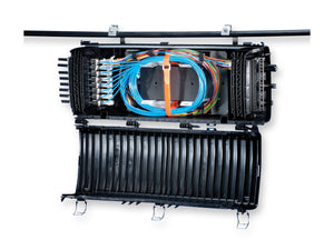 OptiSheath Aerial Terminal(SCA) standard end caps direct fusion splicing 16 drop ports 8 per side CORNING SCA-9T24-LRS