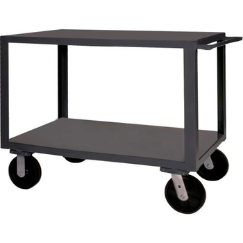 Stock Service Cart W/3 Combo Shelves 3000 Lb Cap 66