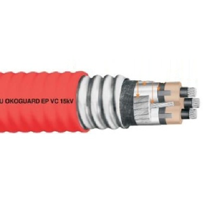 571-23-3536 C-L-X Type MV-105 or MC-HL - 350 MCM AWG - Red Jacket - 15KV