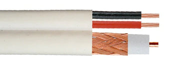 RG6Q 18(1) CCS Quad SHLD Foam AL/60%/AL/40% AL Braid PVC CM Coaxial Cable White 1000 RIB