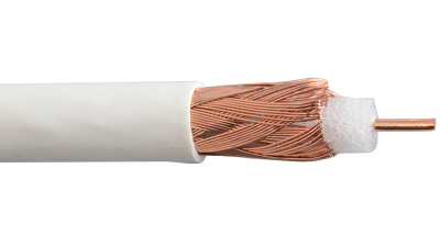 20 AWG RG-59 95% CMR Riser Braid CCTV 75 ohm Coaxial Cable