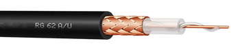 Alpha Wire M4276 22 AWG RG 62A/U 93 Impedance Braid Shield PVC Jacket Coaxial Cable