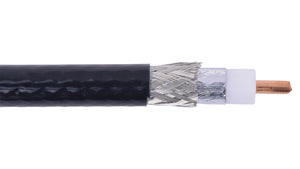 Alpha Wire M4201 13 AWG RG 8 A/U 50 OHM Braid Shield PE Insulation Coaxial Cable