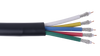 Belden 1164B 010500 26 AWG Overall PVC jacket Black Bundled RGB Coax-3 Coaxial Cable