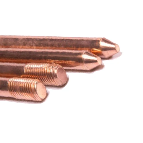 PWC5810 5/8" x 10' Copper Coated Steel Single Type Ground Rod