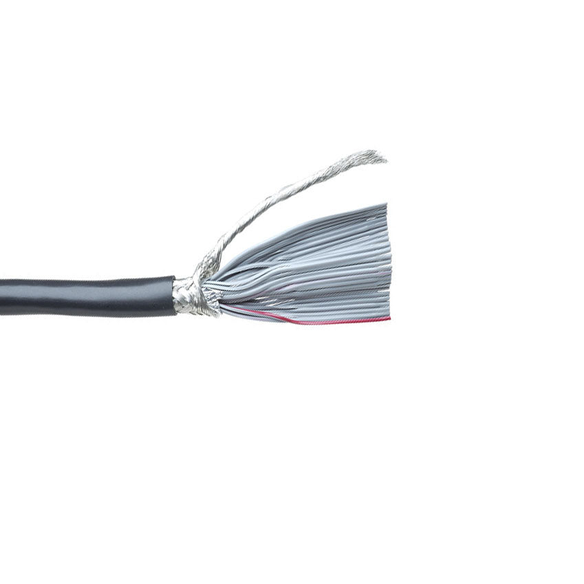 Alpha Wire 3583/50 28/50 28 AWG 50 Conductors Braid 150V Flat Cable Communication Control Industrial Cable