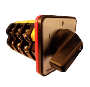 Springer Controls/MERZ Change-Over Switch w/Zero Pos 3-Pole 100A 4-hole front-mount Z756/3-AC