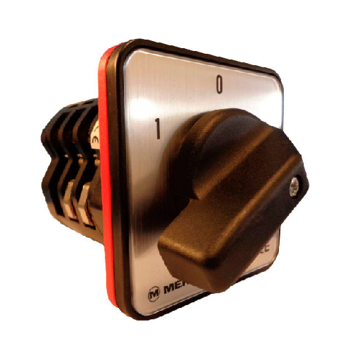 Springer Controls/MERZ Reversing Switch Maintained 3-Pole 80A 4-hole front-mount W656/3-AC