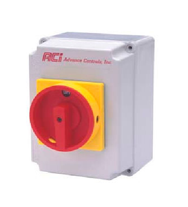 30 Amp Advance Controls Enclosed Disconnect Switch Class J Type 4x Plastic Enclosure 107711