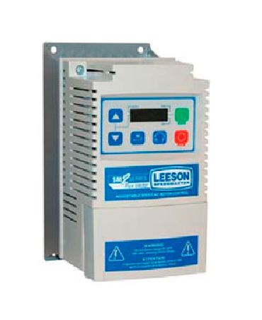 200/240V Leeson Motors AC Controls Vector Series Drive VFD NEMA 1 3PH 3HP 9.6 Amps 174611 (Pack of 2)