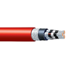 NEK-RFOU3C95E-10KV 3 Cores 95 mm² NEK 606 6/10KV RFOU Earth Medium Voltage Shipboard Halogen Free Fire Resistant LSZH Cable
