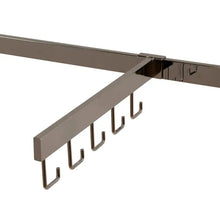 1 1/2'' Saddle Mount 5-Hook Straight Faceout - Chrome Econoco SH/5H