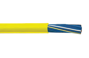 Alpha Wire MP08104LW 8 AWG 4 Conductor Dark Blue Unshielded 600V PVC Industrial Series P Stationary Control Cable