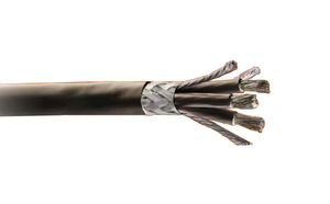 Alpha Wire VF16016 16 AWG 4 Conductor Foil/Braid XLPE Insulation 600/1000V Industrial Series V-Flex VFD Cable