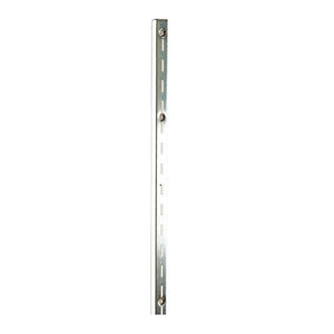 72" Heavy Weight - 1/2" Slots on 1" Center - Slotted Standards - Satin Zinc Econoco SS12/72 (Pack of 5)