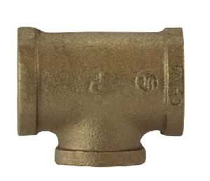 4" X 4" X 2" Red Brass Reducing Tee Nipples And Fittings 38106-646432