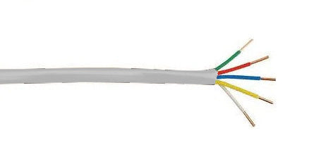 YDDECW Cable de termostato – 18/2 10 pies de cobre sólido 18AWG  2 conductores cable de circuito de alimentación para equipos de calefacción  y aire acondicionado, timbres y otras aplicaciones de