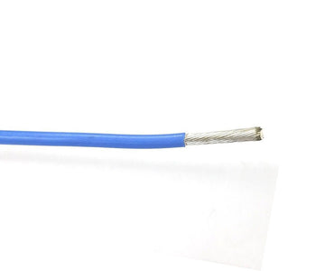 Alpha Wire 5858 16 AWG 19/29 Stranding 600V 200Cs PTFE Insulation Blue Hook Up Wire Premium Cable