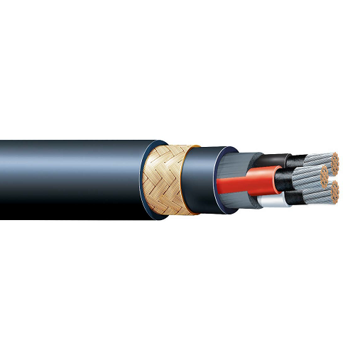 P-LSXTPO-4C444 444 MCM 4 Core IEEE 1580 Type LSXTPO Unarmored LSHF Flame Retardant Power Cable