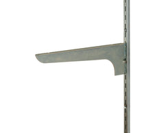 12"L Brackets For Wood Shelf - Satin Zinc Econoco WBL12 (Pack of 10)