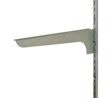 14"L Brackets For Wood Shelf Satin Zinc Econoco WBR14 (Pack of 5)