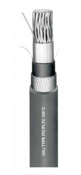 284-20-8216 Wire Armored Type P-OS, Type ITC/PLTC Armored Thermocouple Extension Cable, 16 Pair - JX - 105 Deg. C