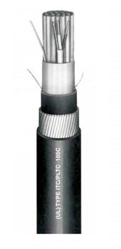 284-10-8420 Wire Armored Type SP-OS, Type ITC/PLTC Armored Thermocouple Extension Cable, Multiple Shielded, 20 Pair - TX - 105 Deg. C