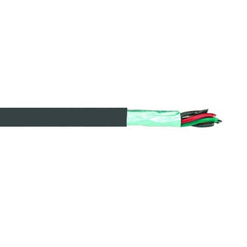 Alpha Wire 25534 16 AWG 4 Conductor SupraShield Premium Foil Braid 600V Xtra Guard-2 Abrasion Resistant PUR Cable