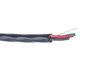 Alpha Wire 25194 22/4 22 AWG 4 Conductors Foil 300V Xtra Guard-2 Abrasion Resistant PUR Cable
