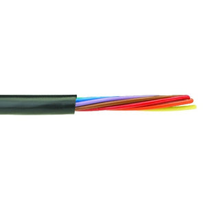 Alpha Wire 35172/1 16 AWG 2 Conductor Brown/Blue SupraShield Premium Foil Braid 300V Xtra Guard 3 Direct Burial Cable