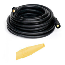2/0 AWG 1C Type W Portable Round Power Cable Assembly With Cam-Lok Male/Female Ends, 50ft Lead