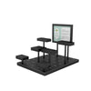 Modular Multi Level Display Riser Kits - Small Unit in High Gloss Black Finish Econoco ZNKIT1GB