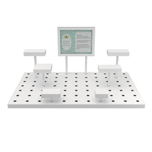 Modular Multi-Level Display Riser Kits - Large Unit In High Gloss White Finish Econoco ZNKIT2GW